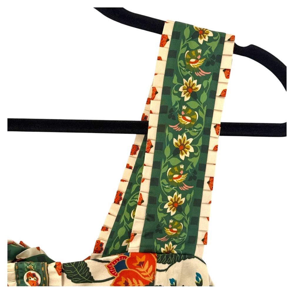 FARM Rio Floral Maxi Dress in Green, Red, Orange - RARE - Picture 12 of 16
